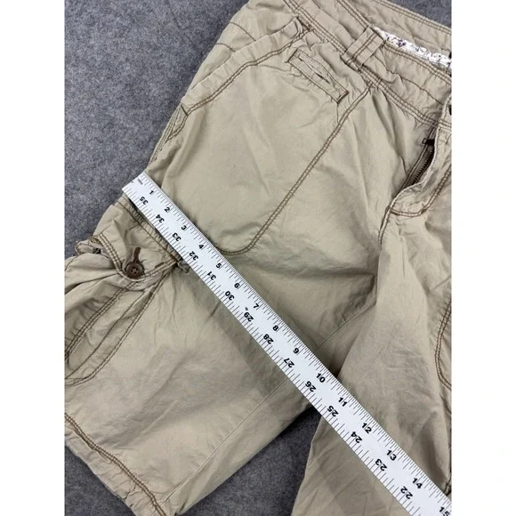 Polo Jeans RL Women's 8 Shorts Low Rise Cargo Military Baggy Utility Y2K VTG Y2K - Picture 3 of 9